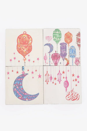 Ramadan Coaster Set - 4 Pcs - Carina Home