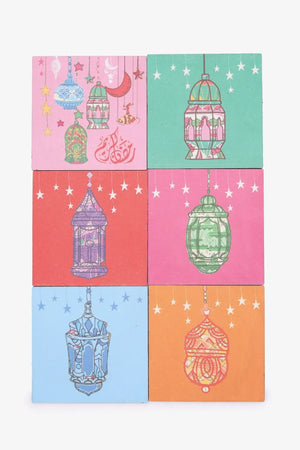 Ramadan Coaster Set - 6 Pcs