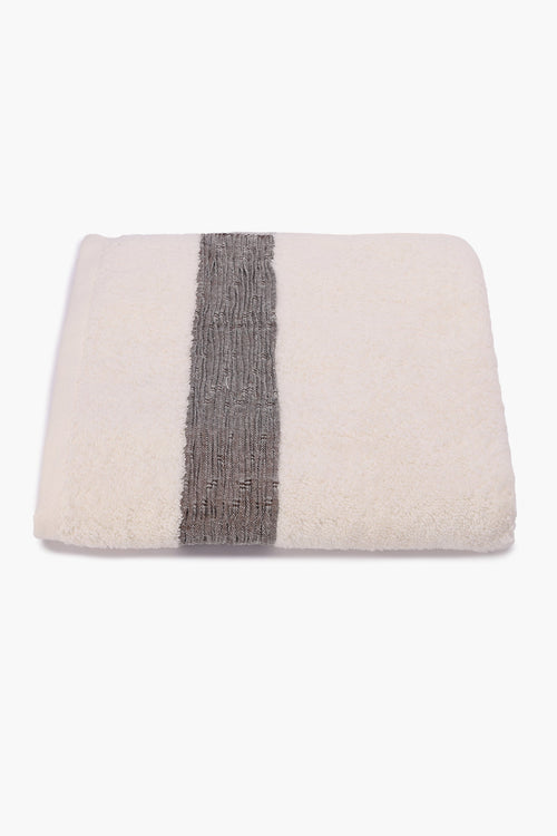 Grey Edge Towel - 140x70cm