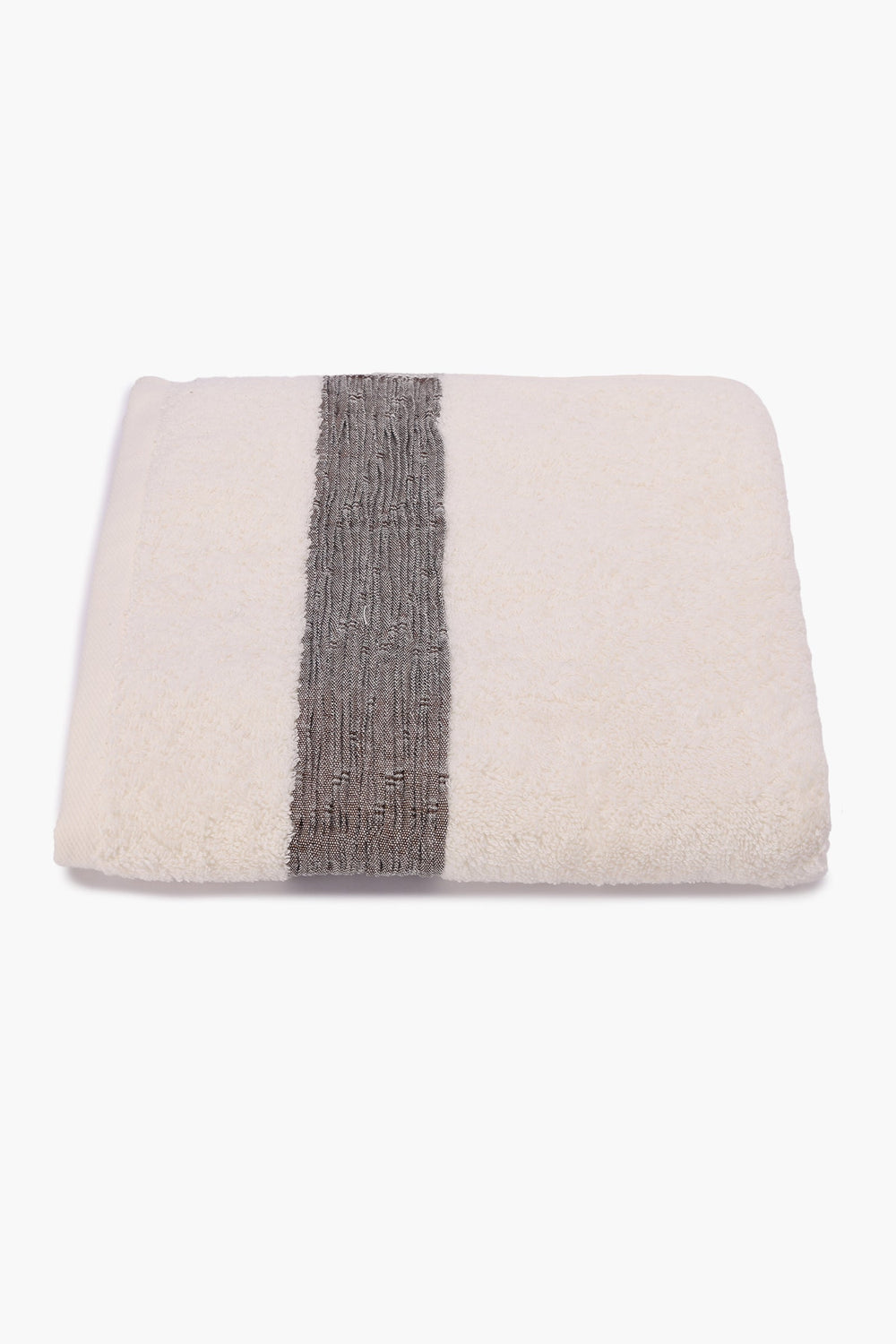 Grey Edge Towel - 160x90cm