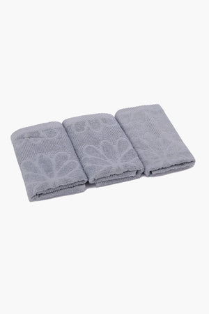 Flower Face Towels (Pack of 3) - Carina Home