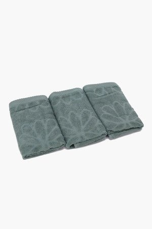 Flower Face Towels (Pack of 3) - Carina Home