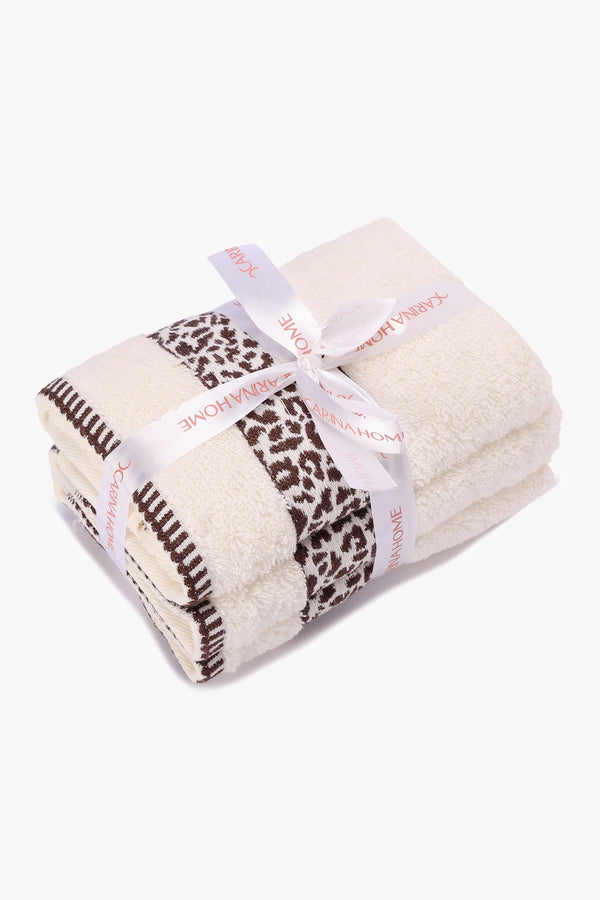 Animal Print Towel Set - 3 Pcs