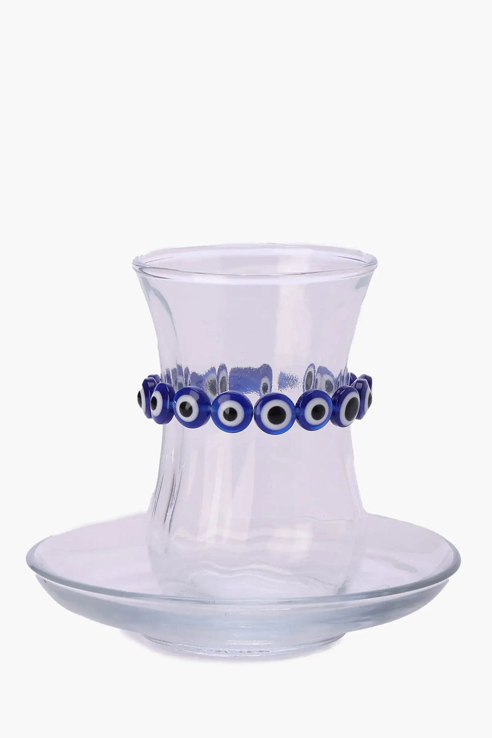 Glass Istikana With Saucer & Bracelet - Carina Home