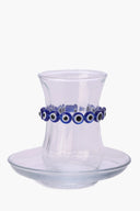 Glass Istikana With Saucer & Bracelet - Carina Home
