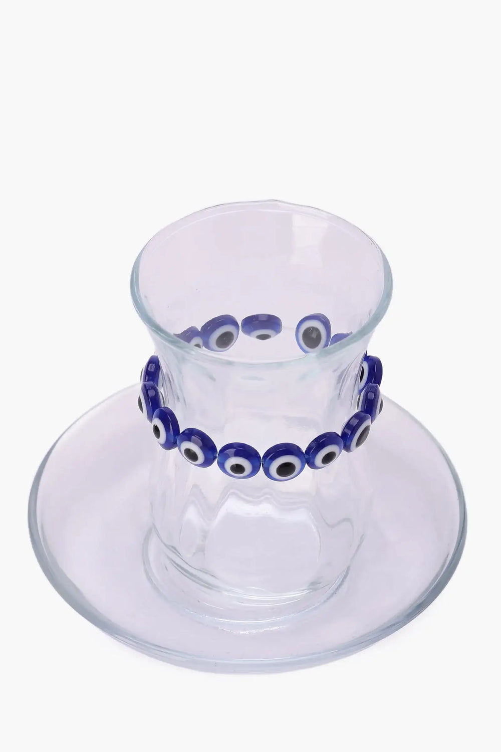 Glass Istikana With Saucer & Bracelet - Carina Home