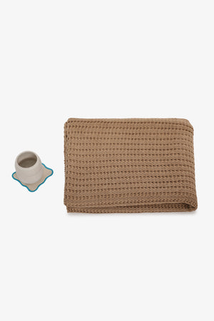 Large Soft Braided Throw