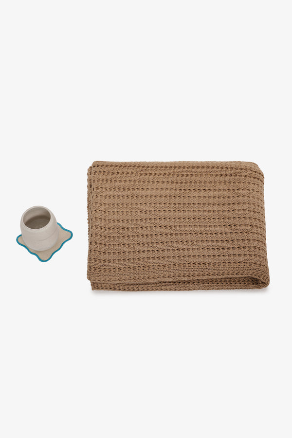 Large Soft Braided Throw