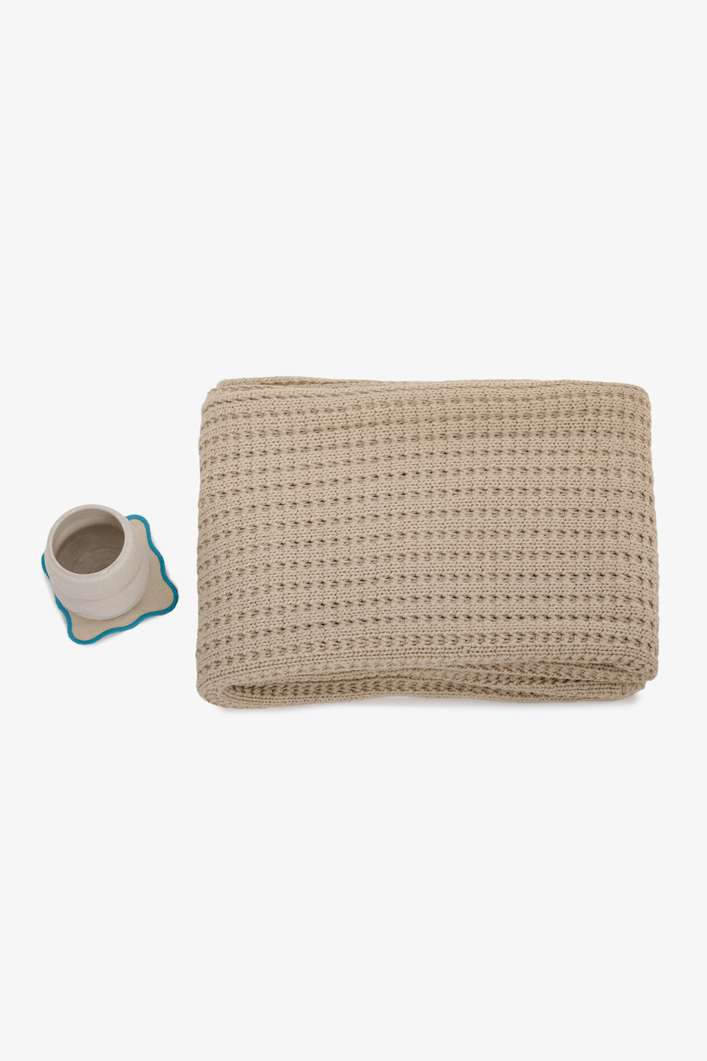 Large Soft Braided Throw