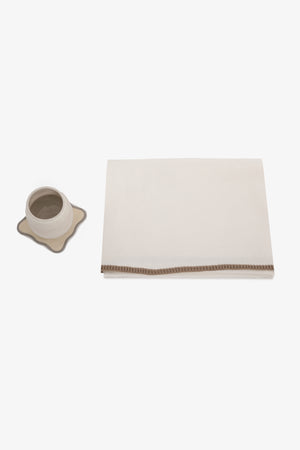 Baby Throw with Contrasting Edge