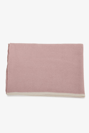 Baby Throw with Contrasting Edge