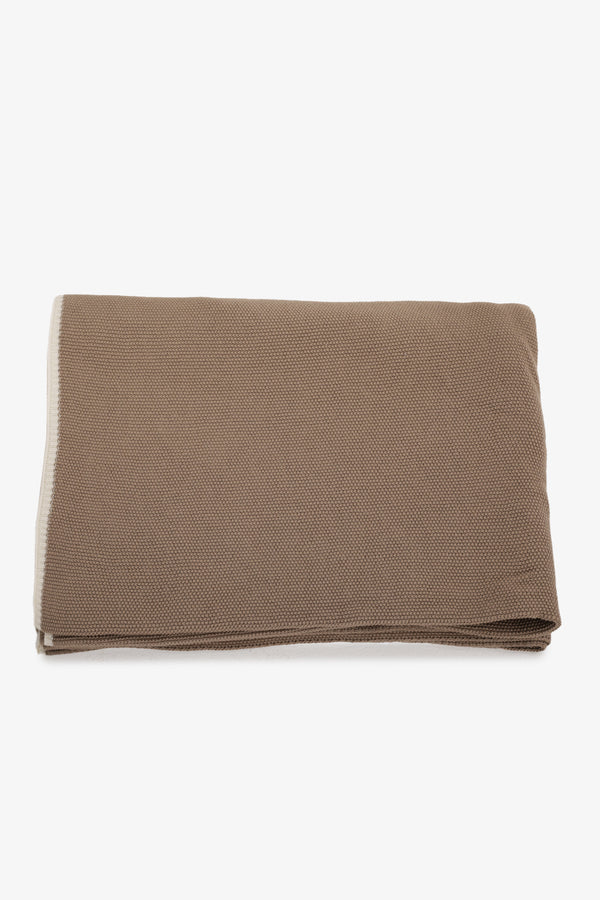 Large Throw with Contrasting Edge