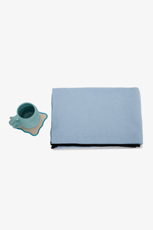 Baby Throw with Contrasting Edge