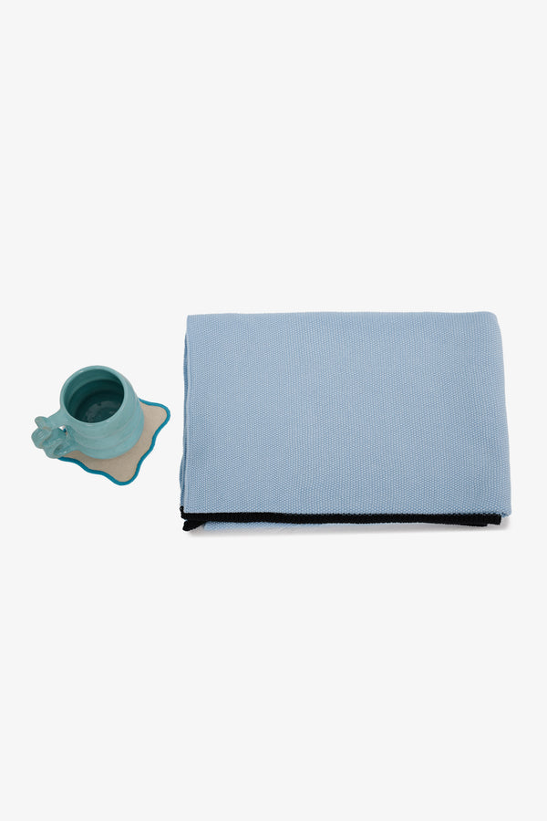 Baby Throw with Contrasting Edge