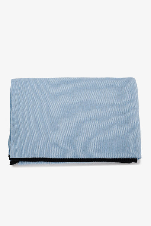 Baby Throw with Contrasting Edge