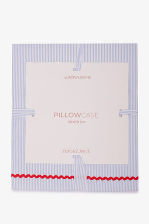 Percale Striped Pillowcases (TC300)