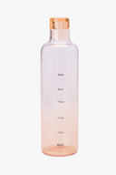 Glass Bottle with Time Markers