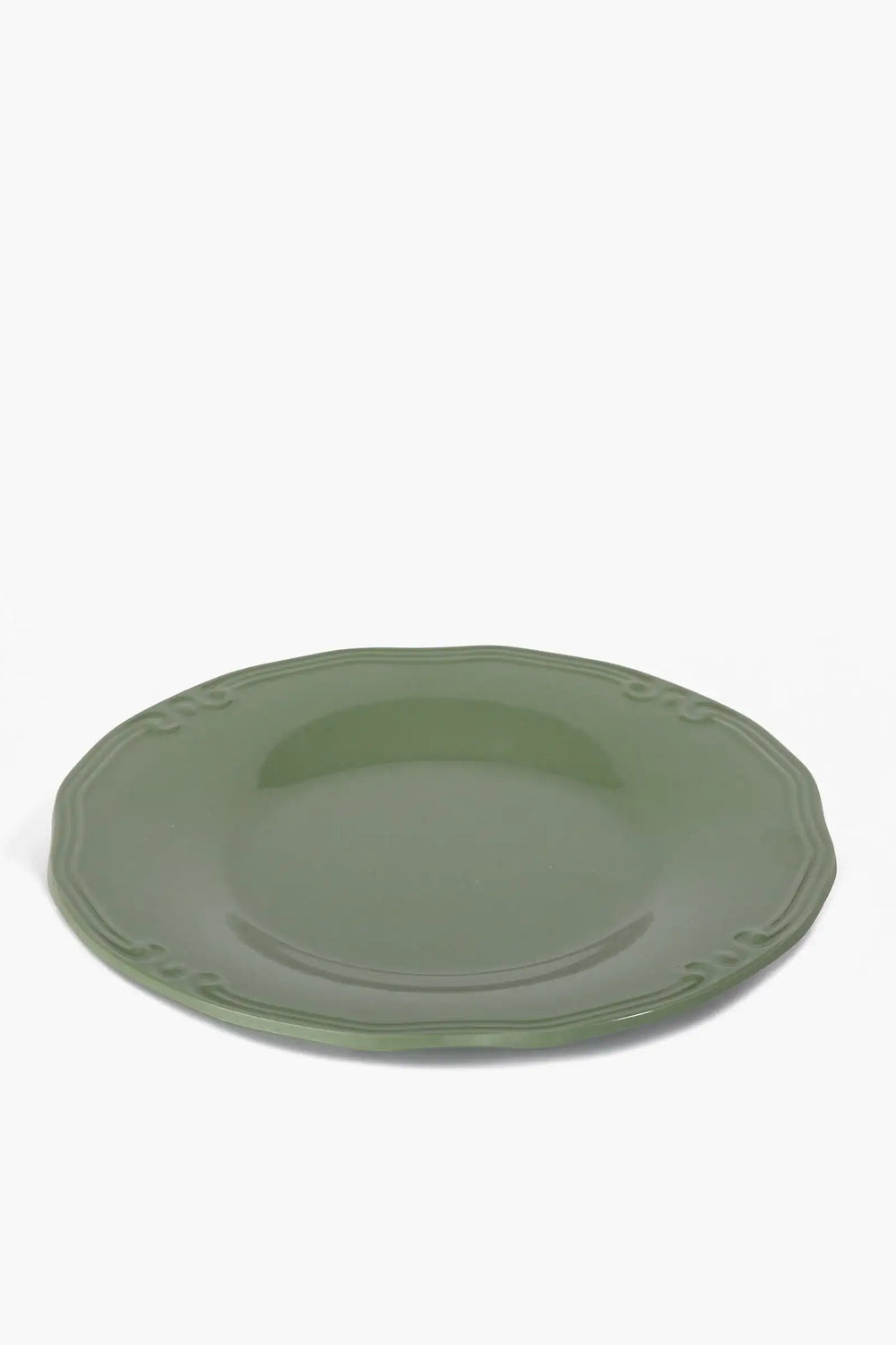 Melamine Dinner Plate with Decorative Edge (21cm) - Carina Home