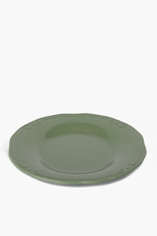 Melamine Dinner Plate with Decorative Edge (21cm) - Carina Home