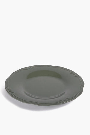 Melamine Round Plate with Decorative Edge (33cm) - Carina Home