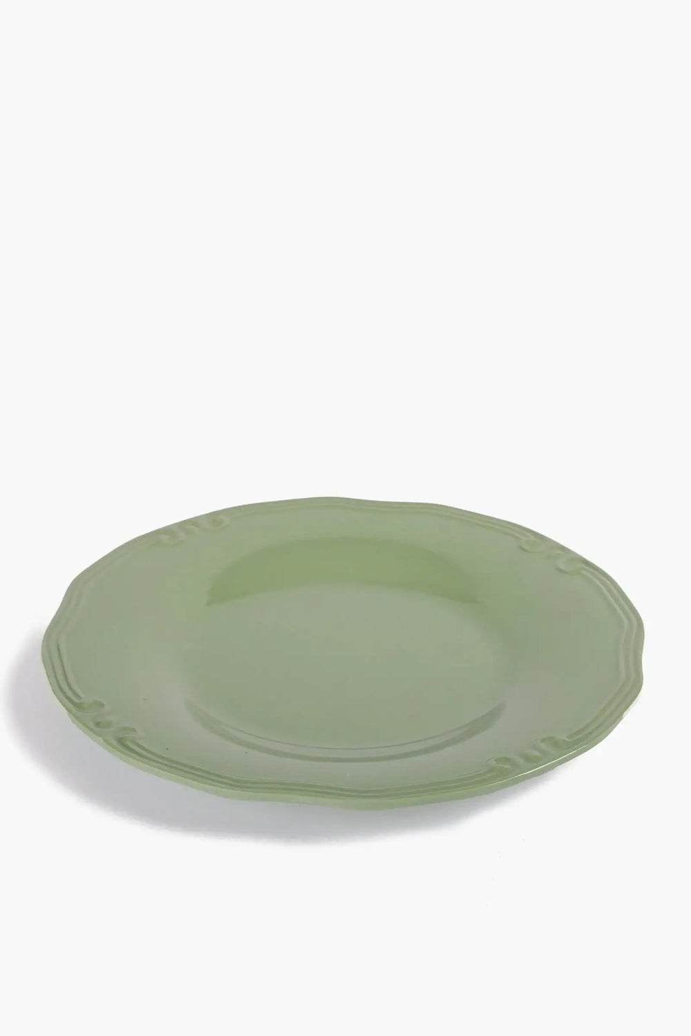 Melamine Dinner Plate with Decorative Edge (27cm) - Carina Home