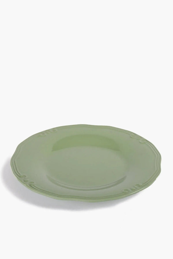 Melamine Dinner Plate with Decorative Edge (27cm) - Carina Home