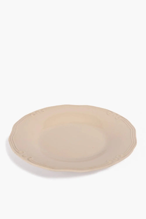 Melamine Dinner Plate with Decorative Edge (27cm) - Carina Home