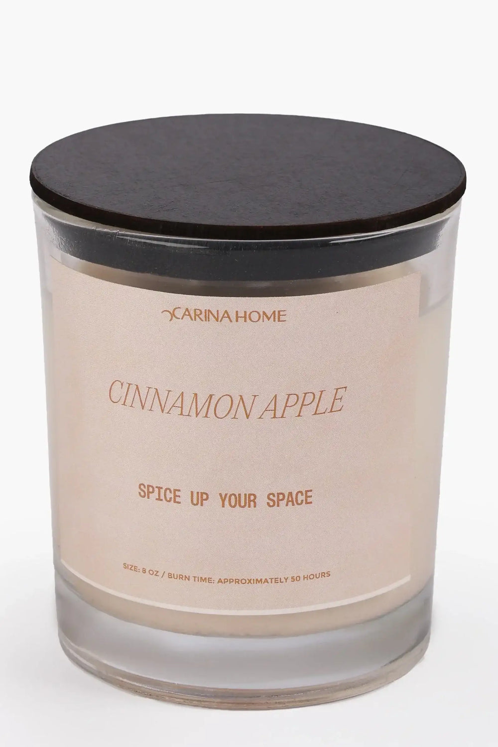 Cinnamon Apple Candle Jar (8oz) - Carina Home