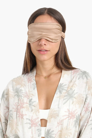 Padded Satin Eye Mask - Carina Home
