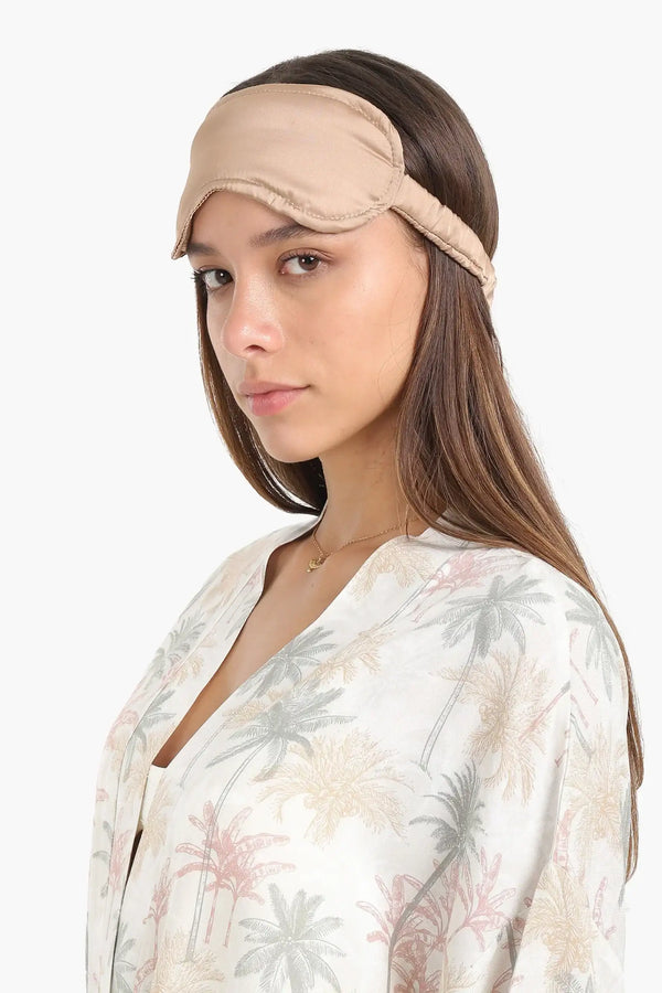 Padded Satin Eye Mask - Carina Home