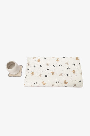 Teddy Bear-Print Baby Throw