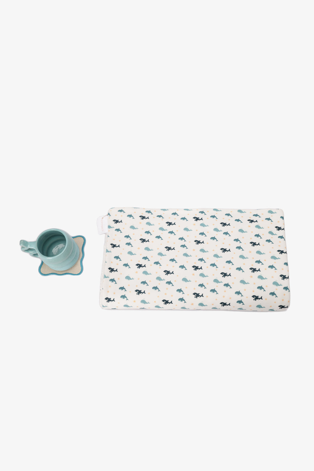 Whale-Print Baby Throw