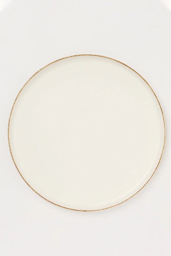 Porcelain Beige Dinner Plate (27cm) - Carina Home