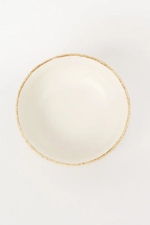 Porcelain Beige Bowl (12cm) - Carina Home