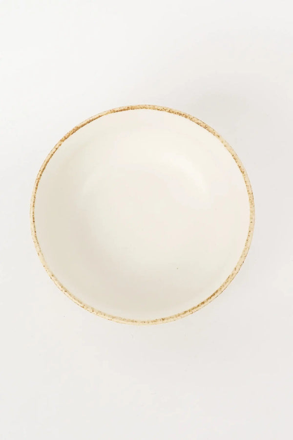 Porcelain Beige Bowl (12cm) - Carina Home