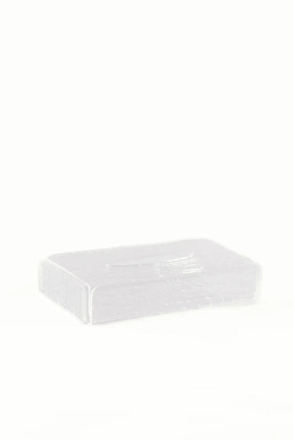 Small Textured Plexi Tissue Box
