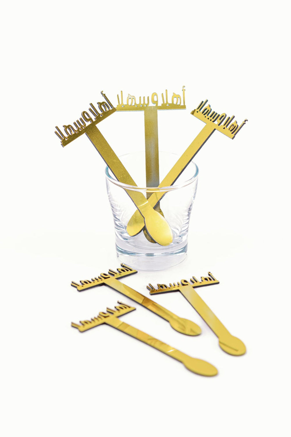 Greeting Beverage Stirrers - Set of 6