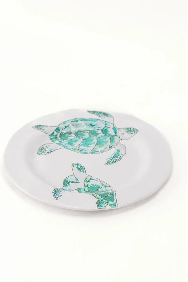Melamine Turtle Dinner Plate (28cm) - Carina Home