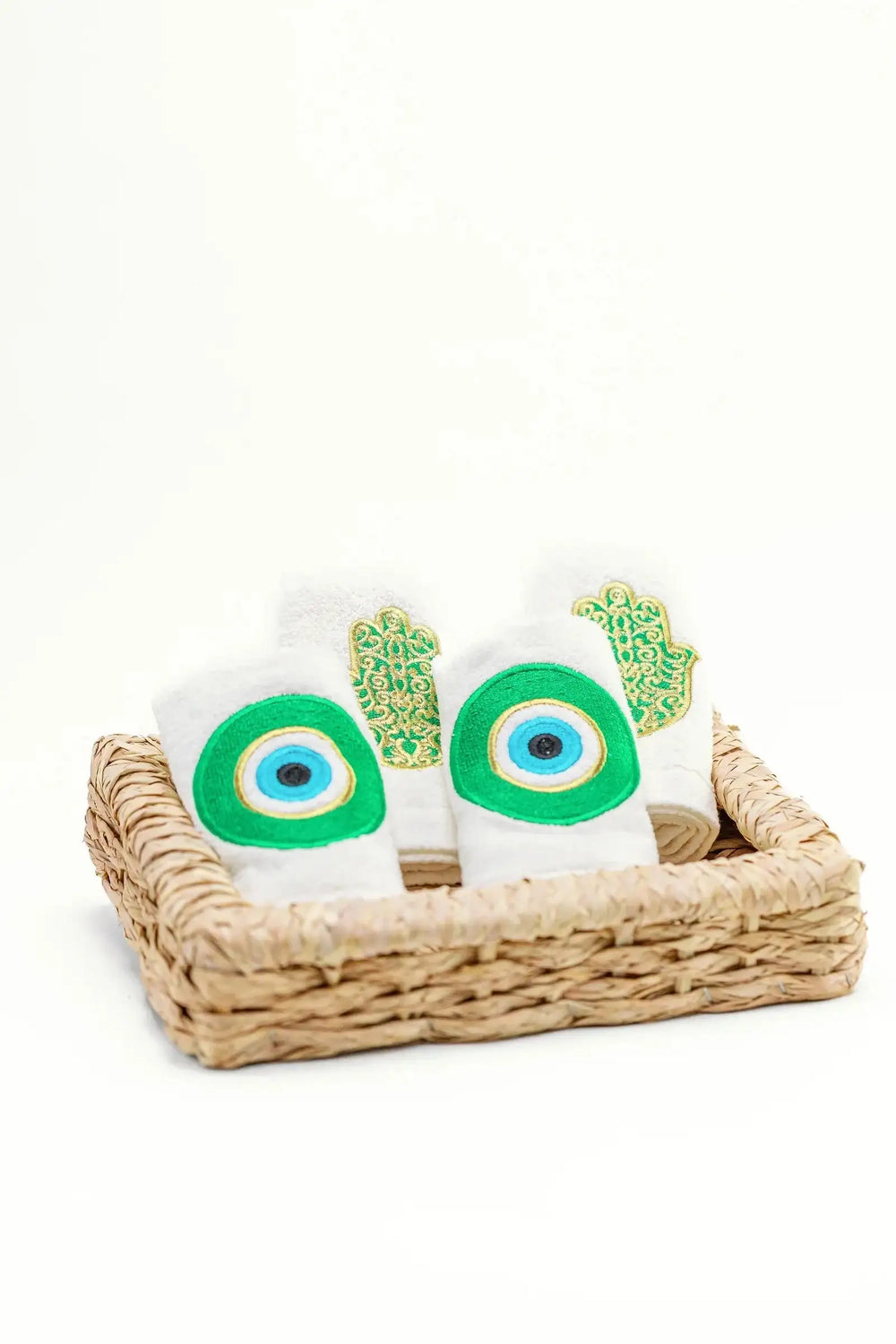 Embroidered Guest Towels (Pack of 4) - Carina Home