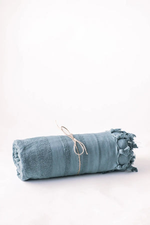 Beach Towel with Tassels - Carina Home