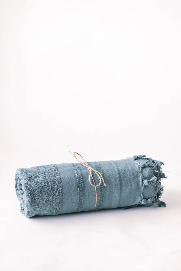 Beach Towel with Tassels - Carina Home