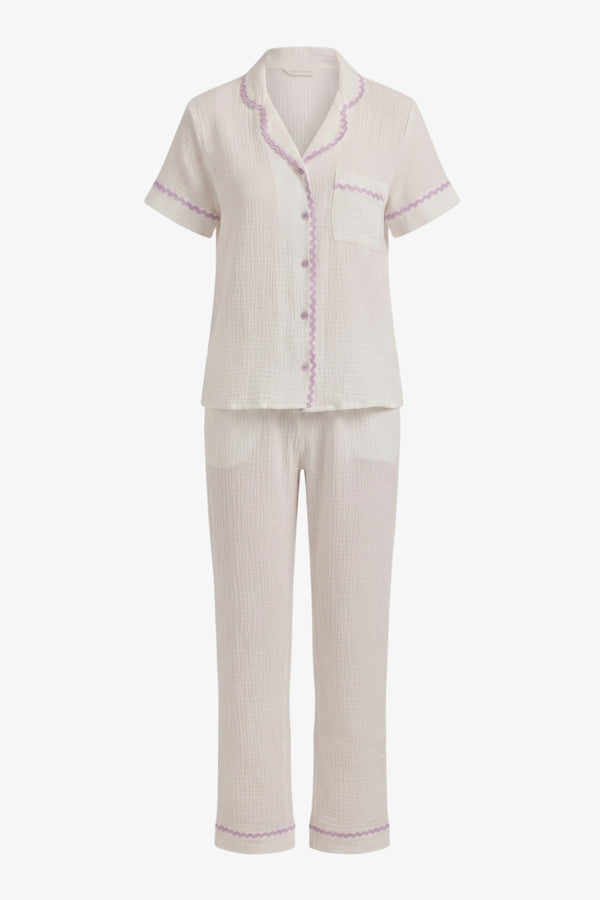 Scalloped Crinkle Pyjama