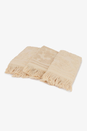 Fringed Guest Towels (Pack of 3)