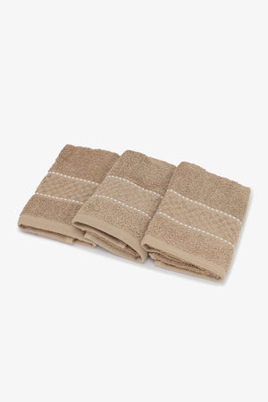 Stitched Guest Towel (Pack of 3)