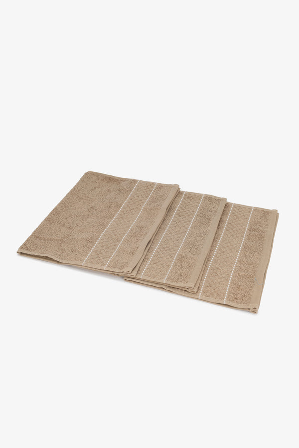 Stitched Guest Towel (Pack of 3)