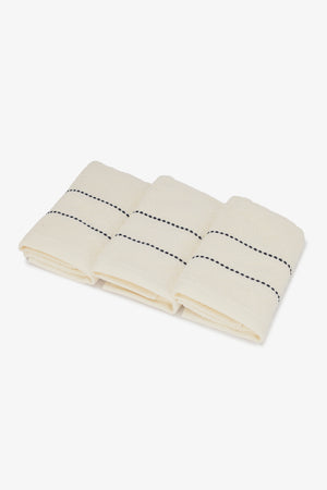 Stitched Guest Towel (Pack of 3)