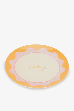 "Taste the Joy" Plate (27cm)