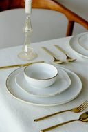 Porcelain Beige Bowl (12cm) - Carina Home