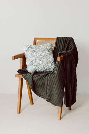 Beige Leafy Cushions