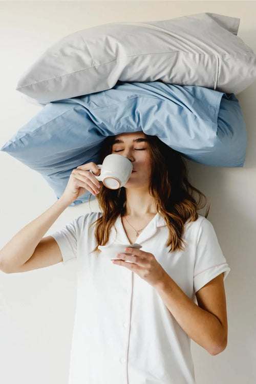 Percale Pillowcase with Pipping (TC200) - Carina Home